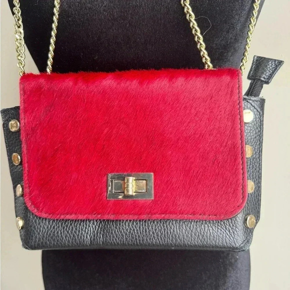 Italian Leather crossbody‎ bag - Picture 1 of 11